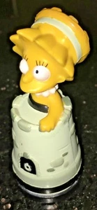 The Simpsons 3D Chess Set Replacement Lisa Black Rook Token Piece 2001 Fox - Picture 1 of 9