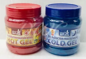 LO+ NATURAL Gel Reductor set Day and night Hot GeL 250g Cold Gel 250g - Picture 1 of 7