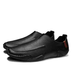 Zapatos Mocasines Planos Informales Para Hombre Cómodos Aire Libre Caminar Conducir Tenis - Imagen 1 de 28