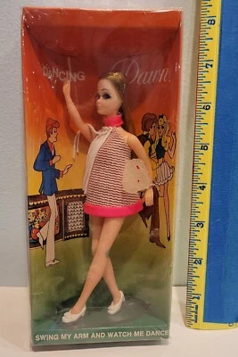 Muñeca Topper Dancing Dawn 1970 moda vintage en caja original Foto 1 de 4