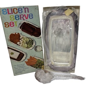 Vintage William Rogers Silverplate Slice 'N Serve Set in Original Box - Picture 1 of 3