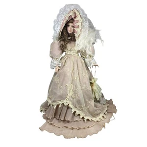 Show Stoppers Porcelain doll , 22 in, Suzette - Picture 1 of 6