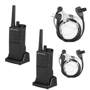2er Set Motorola XT 420 kmpl mit Standlader Akku & Securityheadset Metallgehäuse - Bild 1 von 6