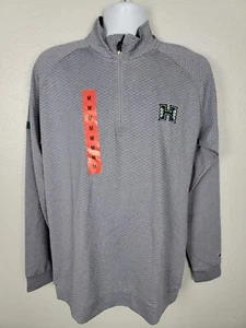 Hawaii Rainbow Warriors New Champion Long Sleeve Half Zip Shirt Multi Sizes - Picture 1 of 15