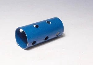 Meccano original Sleeve Piece 38mm long, blue repaint (part 163) - Picture 1 of 1