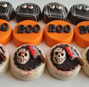 Halloween Themed Chocolate Covered Double Stuffed Oreos - Picture 1 of 7