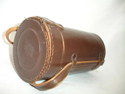 NIKON LENS CASE, vintage, BROWN, NIPPON Kogaku Tokyo, Long, 5" x 2.5"  #0379 - Image 1 of 4