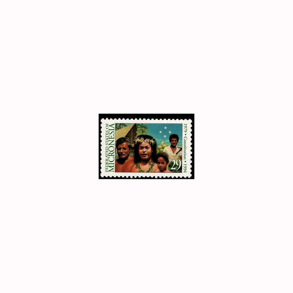 GTSTAMPS, Micronesia, Sc #194, MNH, 1994, CONSTITUTION ANNIVERSARY Foto 1 de 1