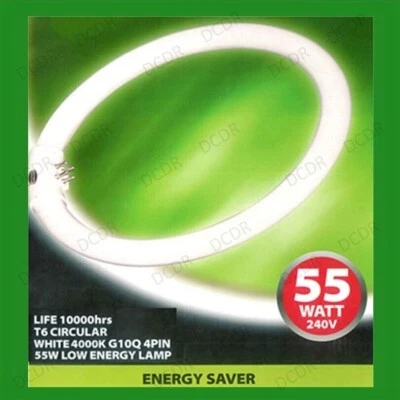 55W G10Q 4 pin T6 Round 320mm Circular Lamp Fluorescent Circle Tube Light Bulb - Image 1 of 2