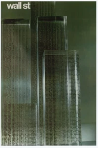 Original Vintage Poster Wall Street  New York City Container Corp 1968 - Picture 1 of 1