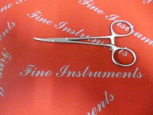 Pinzas arteriales según Halstead Mosquito 12,5cm curvadas. - Imagen 1 de 2