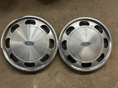 (2) Par de tapacubos de 14" Ford Tempo 1986 1987 1988 1989 ¡Buen estado! Foto 1 de 4