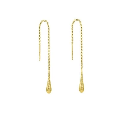 925 Sterling Silver Threader Earrings, Dangle Drop,Teardrop Earrings for Women,  - Image 1 of 4