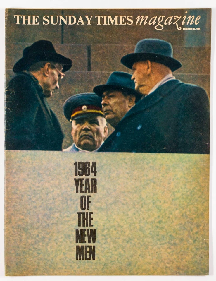 Lyndon B Johnson THE ROLLING STONES Mods SUNDAY TIMES magazine 1964 Eddie Sachs - Image 1 of 1