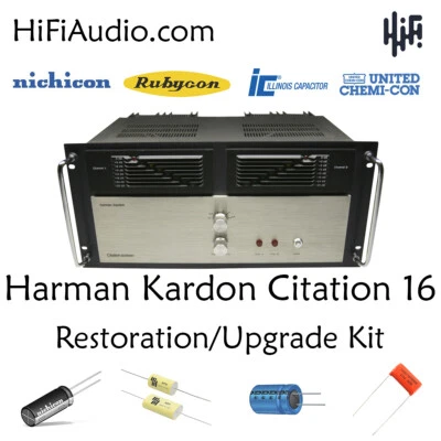 Harman Kardon Citation 16 Restauración Actualización Reconstrucción Filtro Condensador Kit Foto 1 de 4