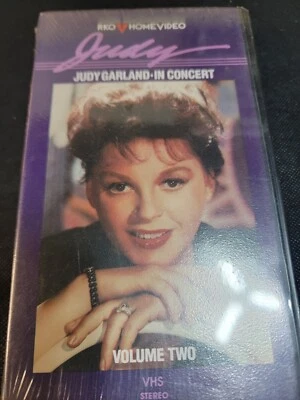 JUDY GARLAND IN CONCERT  (1984)  NEW/SEALED CLAMSHELL VHS  RKO HOME VIDEO  XRARE - Image 1 of 4