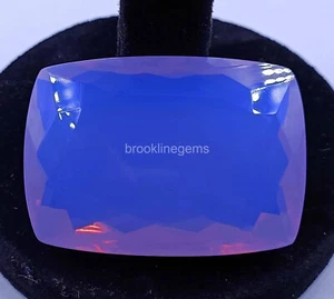 Purple Opal Cushion Cut Certified 223-240 Ct Loose Gemstone 48x34mm 24N - Picture 1 of 6