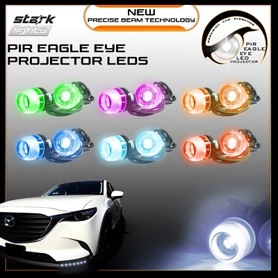 Eagle Eye 18mm Bright Projector PIR 3SMD LED Fog Light DRL Backup Signal Bulbs - Image 1 of 4