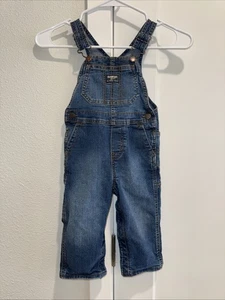 Mono Oshkosh B’gosh Niño Pequeño Talla 24 Meses Denim Clásico Bebé Niño Pequeño - Imagen 1 de 16