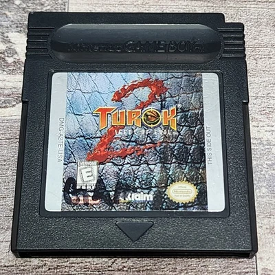 Turok 2: Seeds of Evil (Nintendo Game Boy Color) Game Only Authentic & Tested - Image 1 of 4