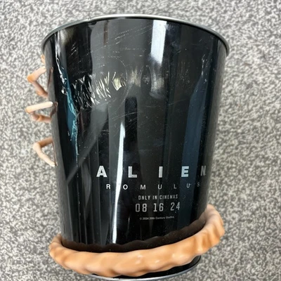 ODEON EXCLUSIVE! ALIEN: ROMULUS Facehugger Popcorn Bucket Collector Tin Cinema - Image 1 of 4