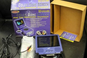 INDIGO GameCube Intec Portable LCD 5" Screen TESTED WORKING DONGLE CORD BOX CIB - Picture 1 of 7