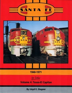 SANTA FE RAILROAD COLOR V4 TEXAS EL CAPITAN 1940-1971 GC&SF ATSF HBDJ SUPERCHIEF - Picture 1 of 13