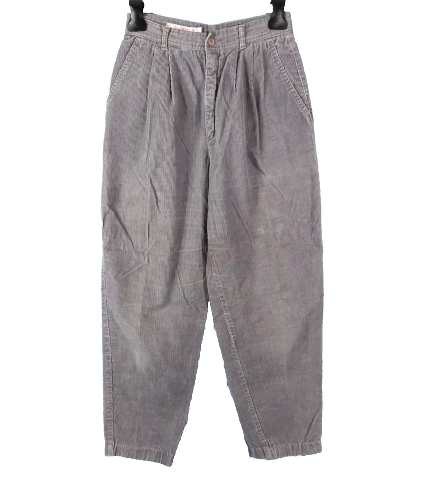 PANTALONES DE PANA GRIS ESPRIT DE COLECCIÓN Plisados holgados holgados PIERNA CÓNICA (11/12) 25x26,5 Foto 1 de 4