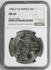 1983 P Olympics 1 $ NGC MS 69 - Bild 1 von 2