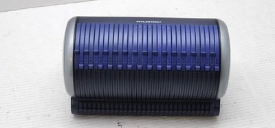 ATLANTIC POD 60 CD DVD BLU RAY DISK STORAGE HOLDER ROLEDEX STYLE BLUE ORGANIZER - Image 1 of 4