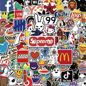 100PC Supreme hip-hop graffiti luggage waterproof stickers from the trendy brand - Picture 1 of 18