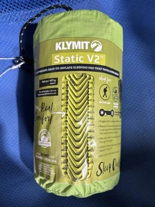 Klymit Static V2 Lite Insulated Camping Air Mattress Lightweight Comfortable - Picture 1 of 3