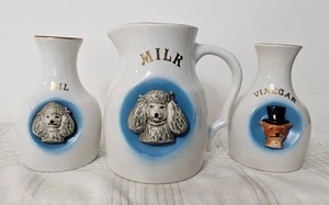 Vintage Jim Beam Distillery Milk Jug And Cruets. - Picture 1 of 5