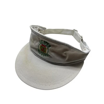 Vintage U.S. Open 1980 Baltusrol Tennis New Era Visor Hat Distress - Image 1 of 4