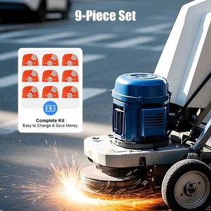 Diamond Floor Polishing Pads Grit 30/40# Medium Bond Concrete Grinding Discs Set - Picture 1 of 18
