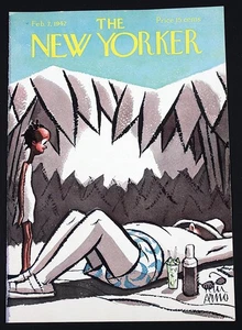 The New Yorker 7. Februar 1942 Vintage Magazin Cover Kunst Farbdruck von Peter Arno - Bild 1 von 3