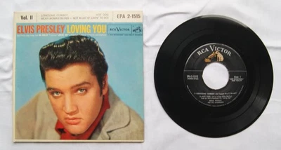 Elvis Presley-Loving You Vol. II 45 rpm 4-Song EP, #EPA 2-1515, Silver Line-NM - Image 1 of 4
