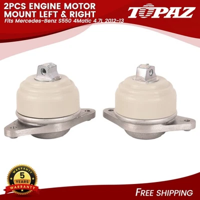 Soporte de motor izquierdo y derecho 2 piezas para Mercedes-Benz S550 4Matic 4,7 L 2012-13 Foto 1 de 4