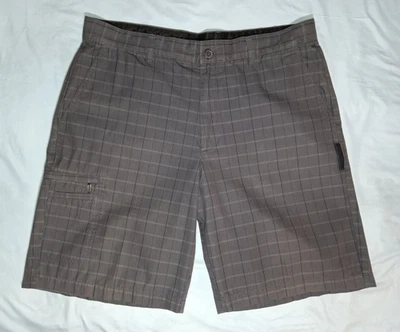 Pantalones Cortos de Golf Greg Norman for Tasso Ella Ligeros a Cuadros Para Hombre 36 Five Iron Foto 1 de 4