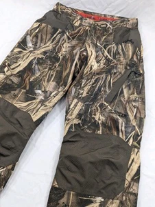 Cabela's 4Most Dry-Plus Men Sz S True Timber Camo Insulated Fleece Hunting Pants - Picture 1 of 10