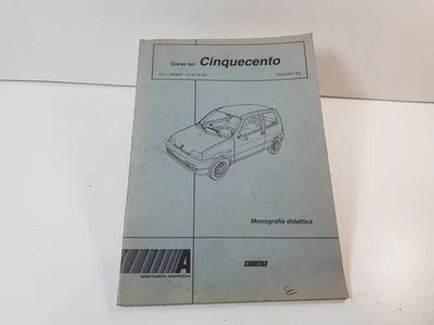 Manuale officina Fiat Cinquecento 500 corso tecnico vettura monografia didattica - Immagine 1 di 4