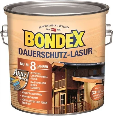 Bondex Dauerschutz Lasur 2,5 l, oregon pine Holzlasur Schutzlasur Holzschutz - Bild 1 von 3