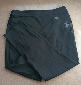 JM Collection Damen schwarz Stretch Hose PL Petite Large 27,5" Komfortbund - Bild 1 von 3