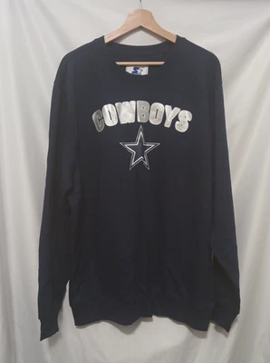 Dallas Cowboys Fútbol Arrancador NFL Sudadera Hombres 2XL Azul Plata Polar Foto 1 de 4