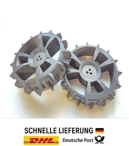 2x Ersatz Rad passend für Bosch Indego Mähroboter Gelände-Räder Ersatzteil - Bild 1 von 5