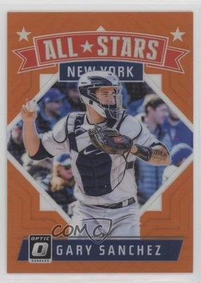 2018 Panini Donruss Optic All-Stars Orange Prizm /199 Gary Sanchez #167 - Image 1 of 2