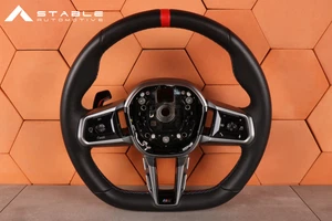 BMW 5' G60 G61 i5 M60 ORIGINAL STEERING WHEEL M-SPORT BOOST ASSISTANT - Foto 1 di 16