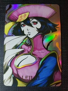 Leilei Darkstalkers Goddess Anime Waifu Holo Foil Art Card ACG Carddass Sexy - Picture 1 of 1