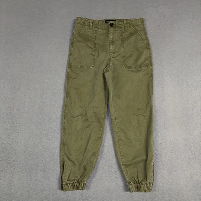 Banana Republic Pants Women’s 4P Army Green Authentic Chino Zip Ankle Cotton - Image 1 of 4