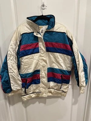 Chaqueta/parka de esquí vintage de los 80 Londontown Corp Clipper Mist para mujer talla L  Foto 1 de 4